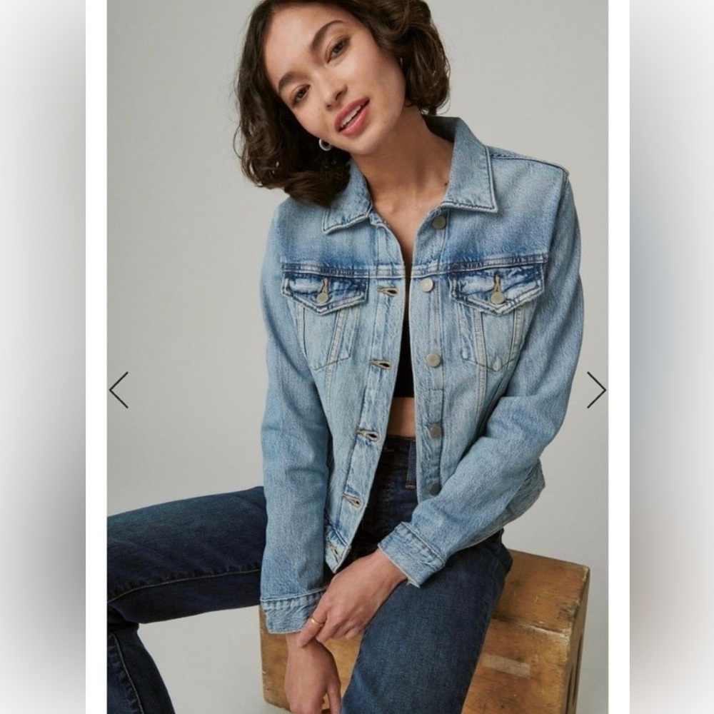 Lucky Brand Tomboy Denim Trucker Jacket Size XS NWT